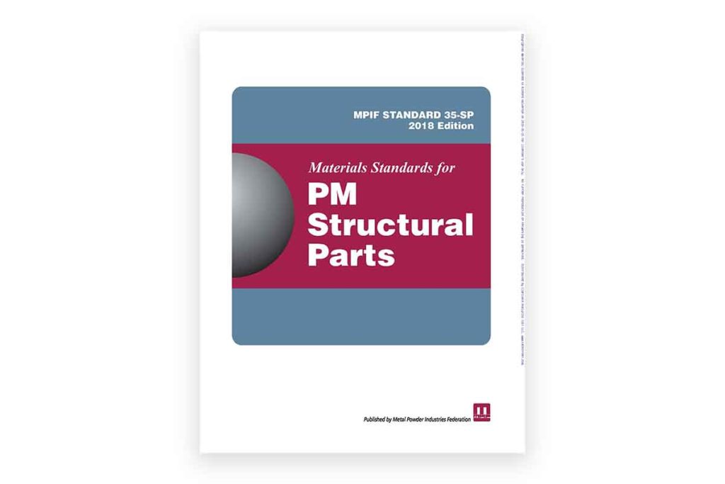 MPIF Standard 35-Structural Parts
